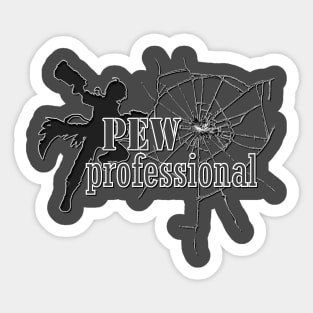 erwin pew pew Sticker